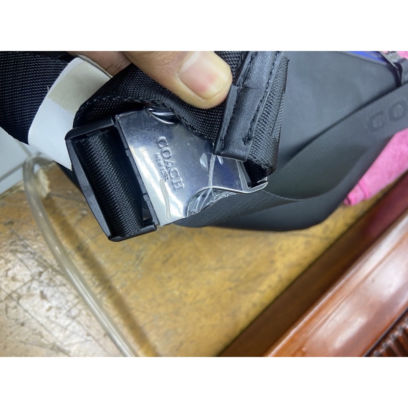 Waistbag coach free box import tas selempang pria branded waist bag pria import