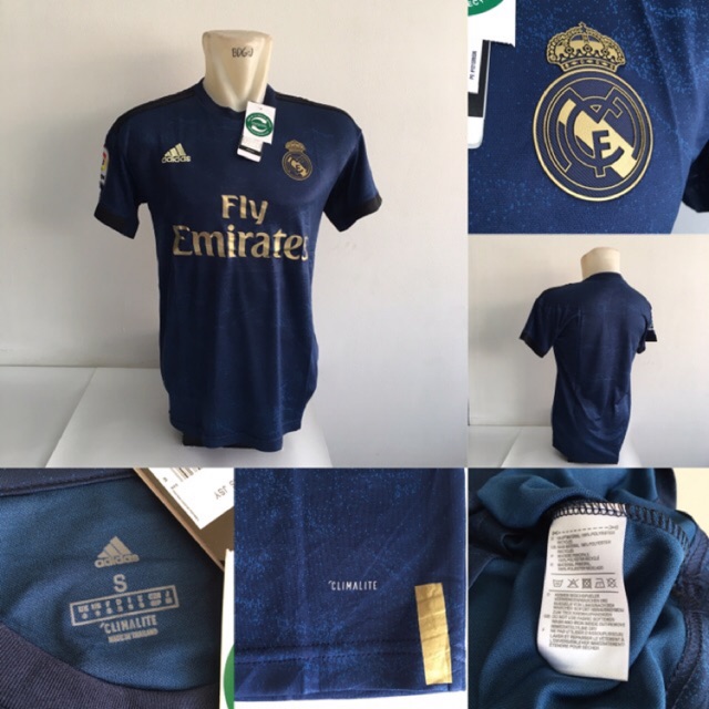 Jersey baju  bola  Real  madrid  away official 2021 2021  grade 