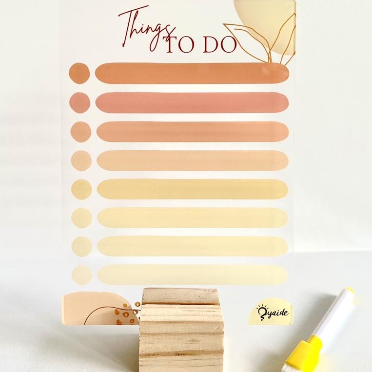 

X&H Top Acrylic Planner Things To Do List Akrilik A5 Super Promo