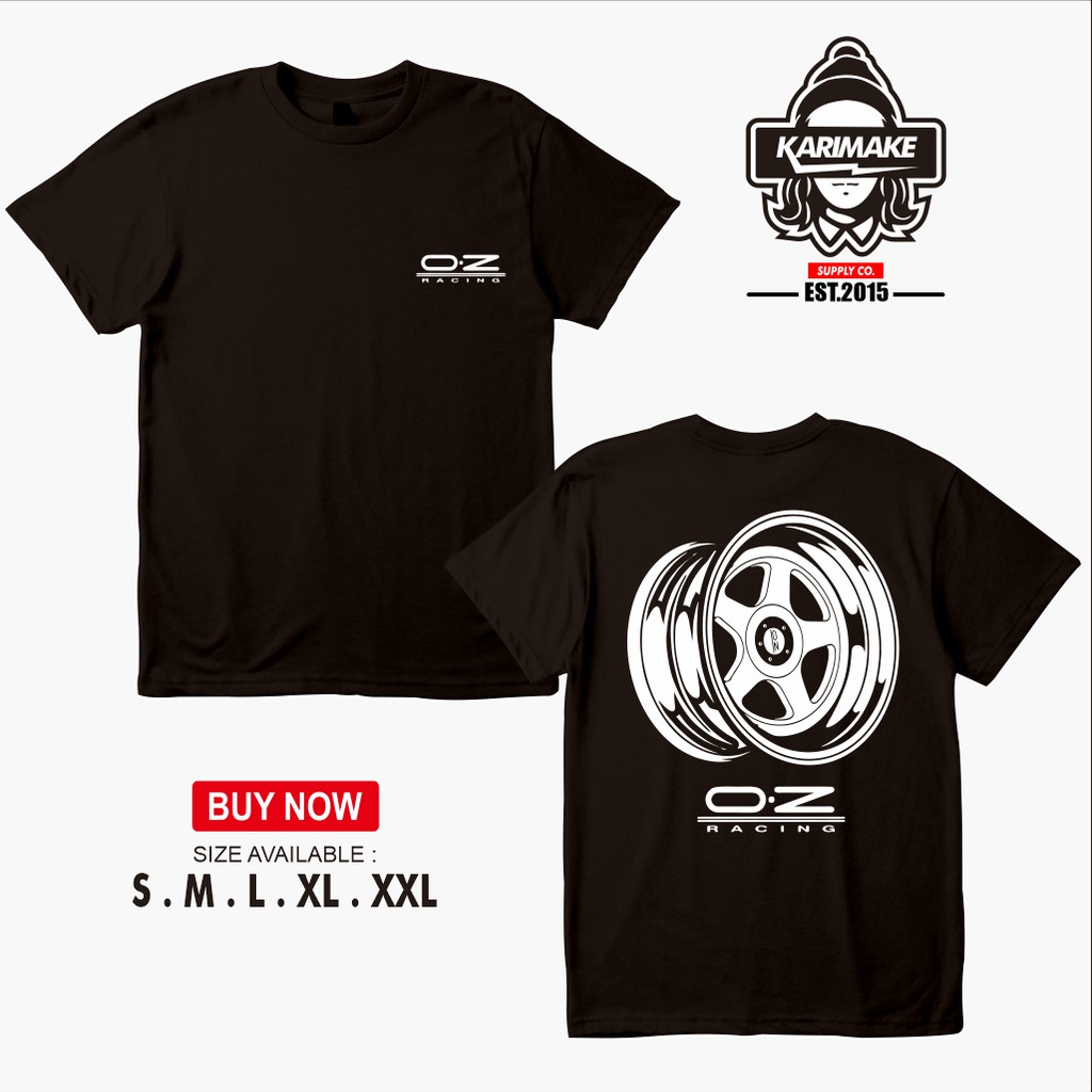 Kaos Baju Velg OZ Futura V2 Kaos Otomotif -