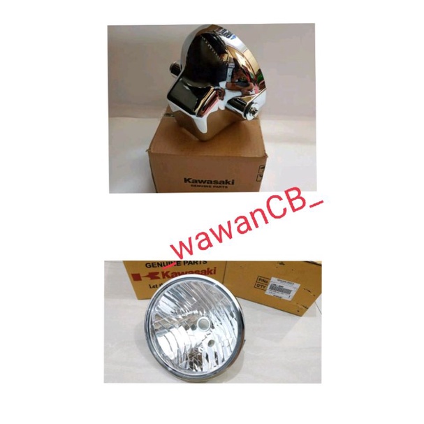 Batok lampu depan ninja SS headlamp Ninja ss reflektor ninja ss original KGP Kawasaki