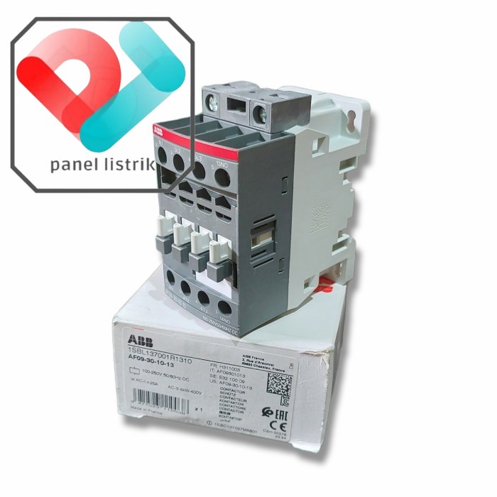 Kontaktor ABB AF09-30-10-13 100-250V50/60HZ-DC 1SBL137001R1310