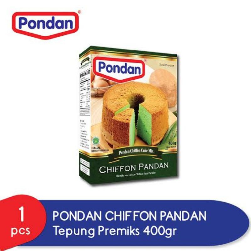 

pondan chifon pandan premix 400gr