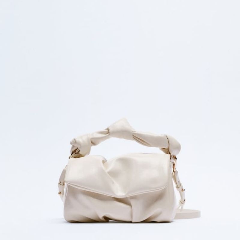 7.7 SALE | ZRA KNOTTED SOFT CROSSBODY BAG