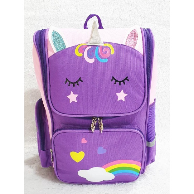 Tas Sekolah Anak perempuan KARAKTER FROZEN LILAC SUN SD PAUD Gendong Elegant FROZEN Murah Berkualita