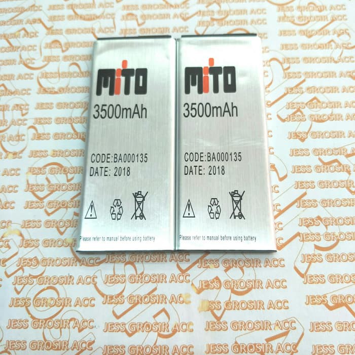 Baterai Battery Double power MITO BA-0135 BA000135 A17 Fantasy X