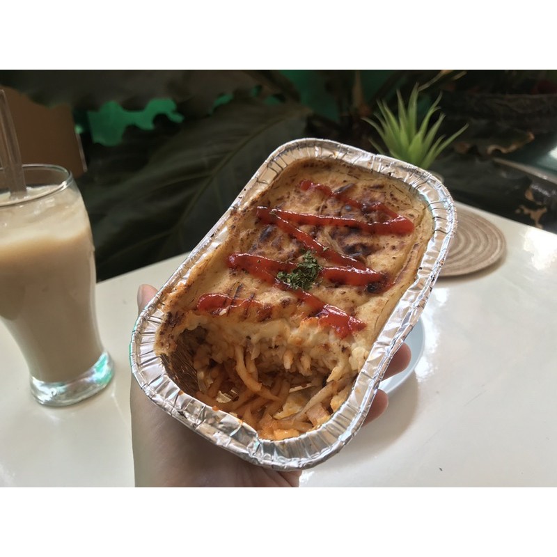 

spaghetti brulee + beef