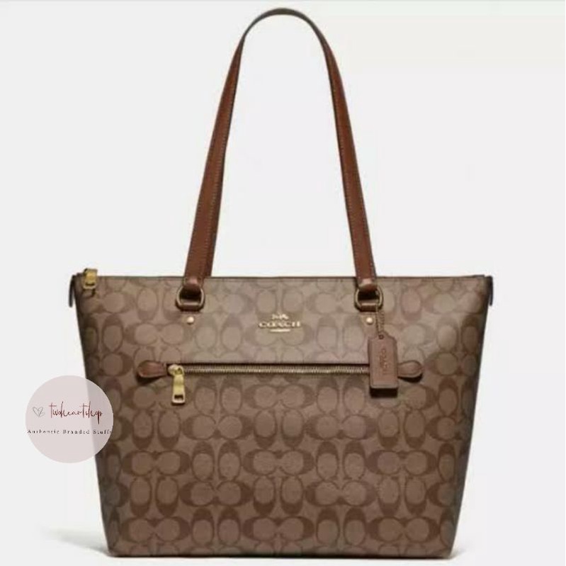 Tas Wanita Coach Gallery Tote Khaki