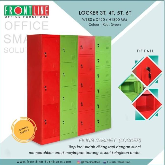 

@@@@] Locker Frontline , Filing cabinet Besi, 4 tingkat, Medan.