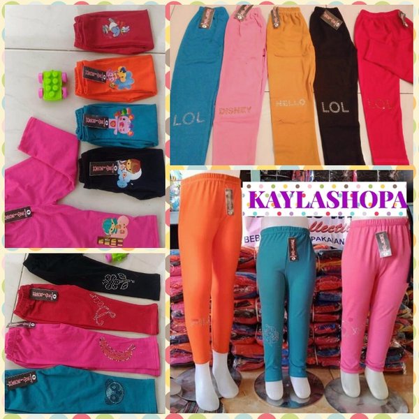 Legging anak usia 1-10 tahun / Legging anak perempuan / Legging anak murah / Celana Legging anak anak