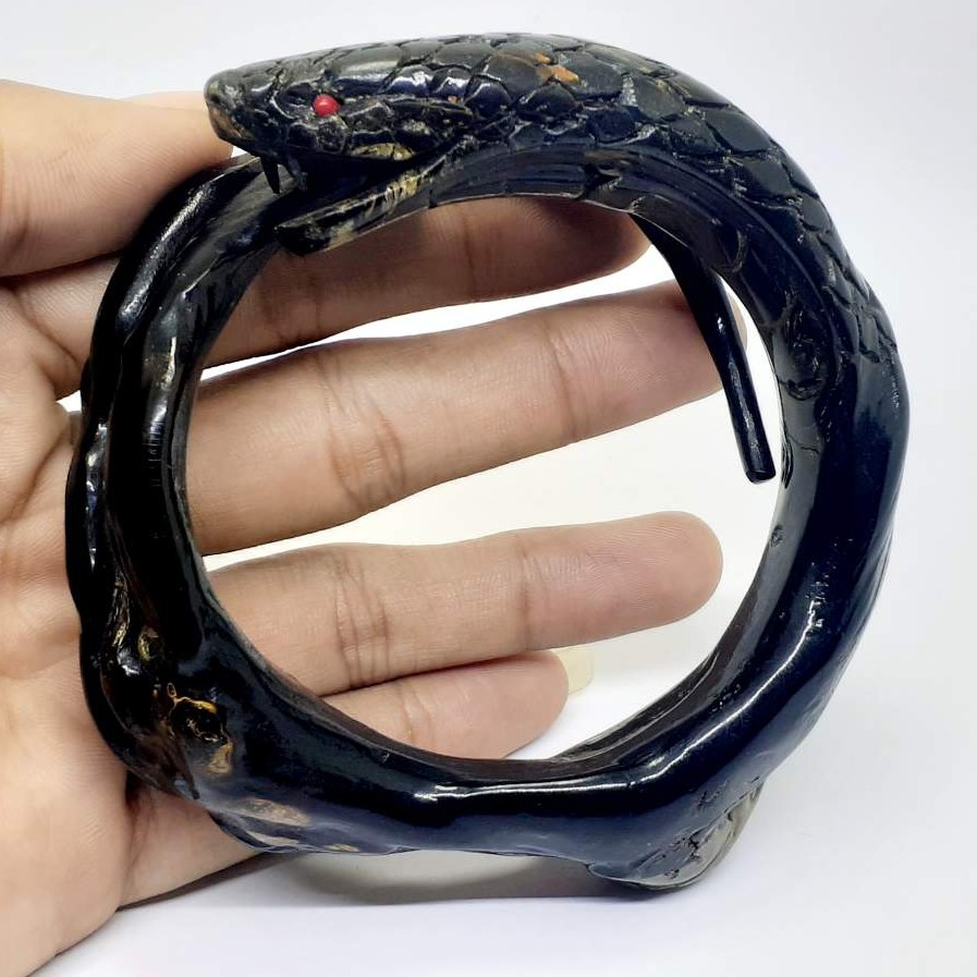 GELANG AKAR BAHAR JUMBO UKIR KOBRA