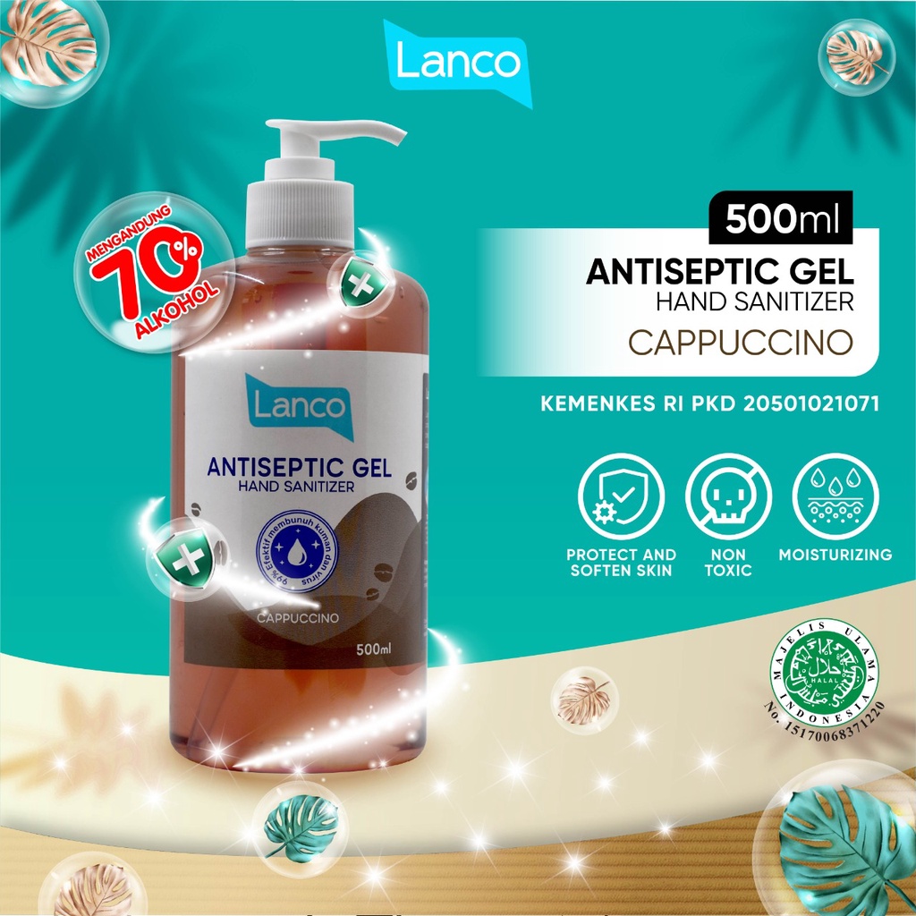 Hand Sanitizer Gel Antiseptic Cair 500 ml Terdaftar di KEMENKES RI Image 6