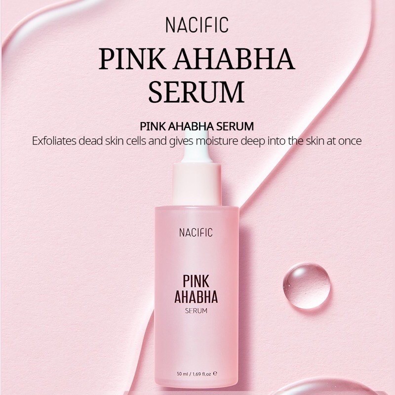 nacific pink aha bha serum 50ml nacific pink aha bha serum