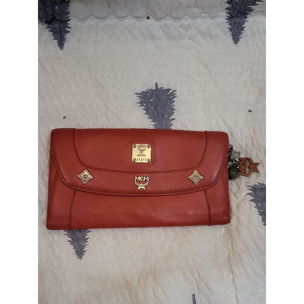 mcm long wallet preloved