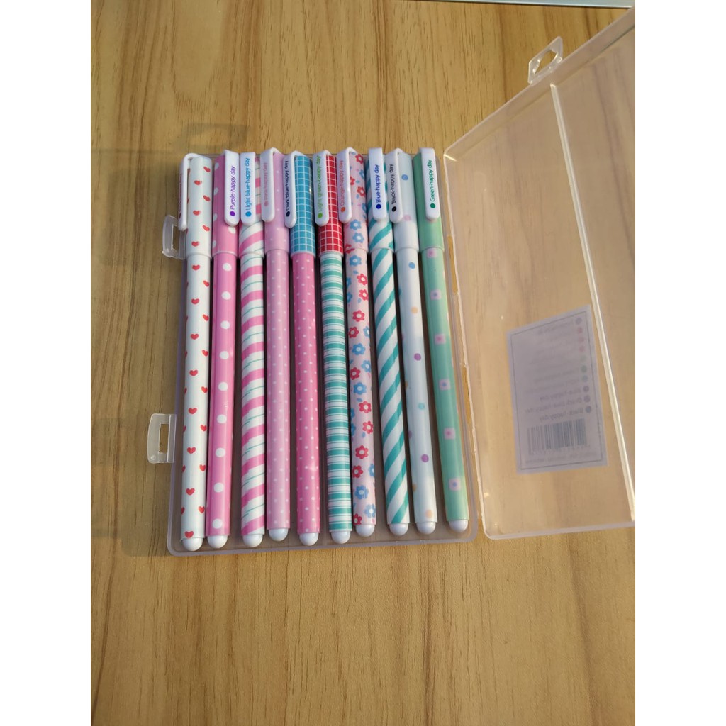 

PEN MARBLE PAKET 10PCS 10 WARNA BOLPEN LUCU IMPORT TERMURAH ALAT TULIS SET UNIK