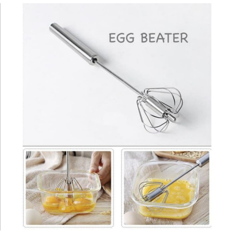 Egg beater automatic beater better alat Pengocok telur otomatis hand mixer stainles stell