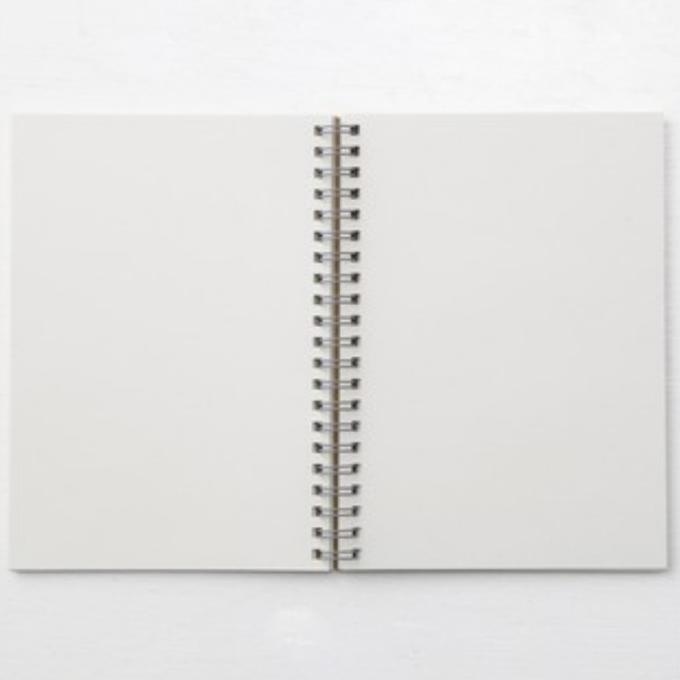 

Muji Double Ring Note Plain 80 Sheet / Notebook Polos