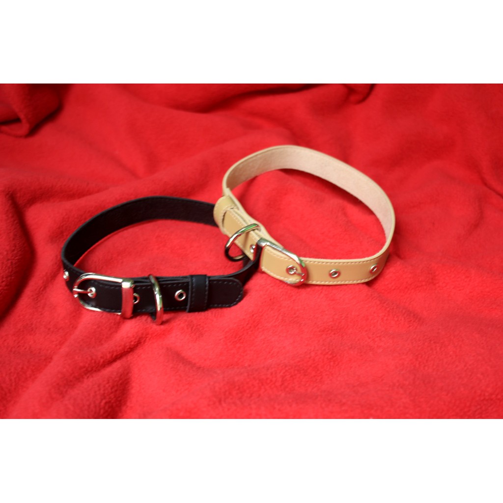 Leather Dog Collar Small - Kalung Anjing