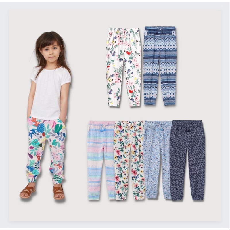 Celana Jogger Viscose Anak Perempuan HM