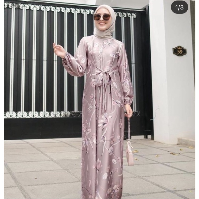 Fleur Dress Vanilla Hijab