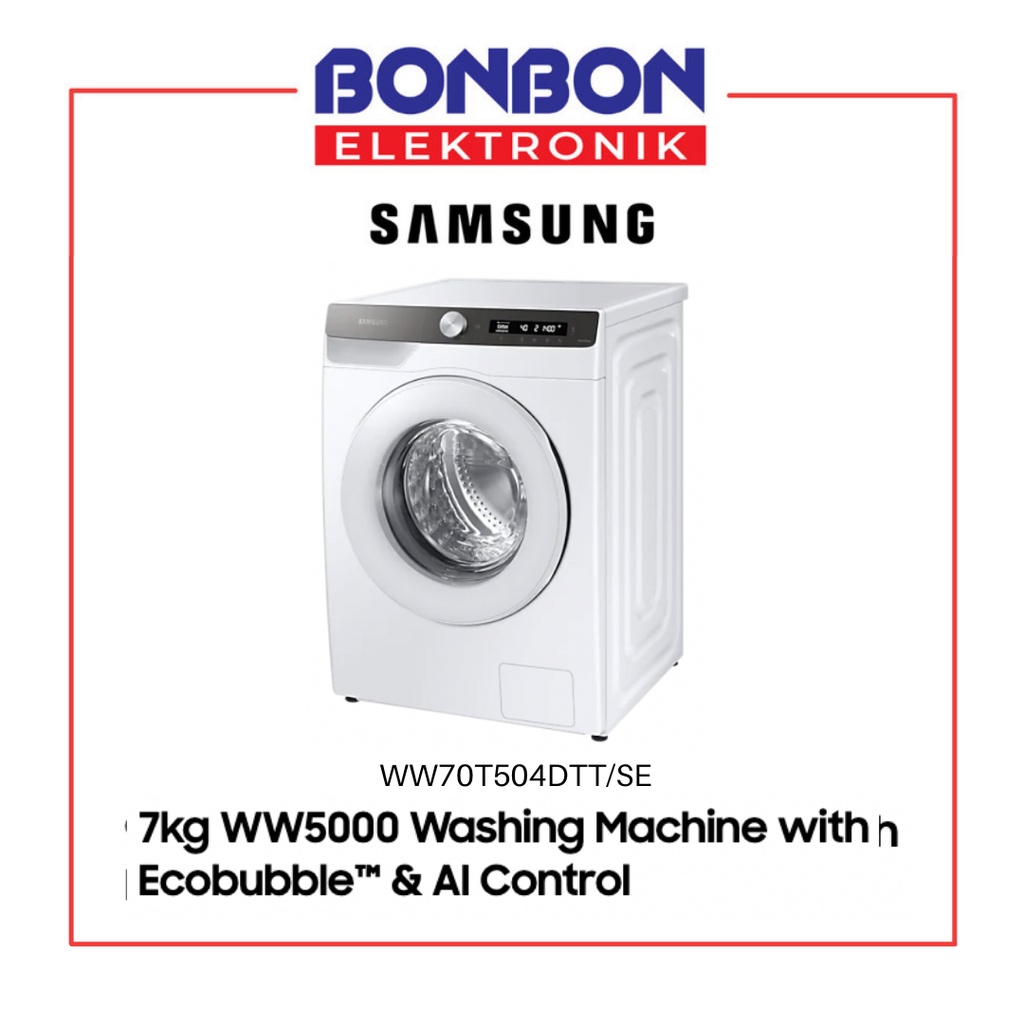 Samsung Mesin Cuci Front Loading 7KG WW70T504DTT/SE WW5000