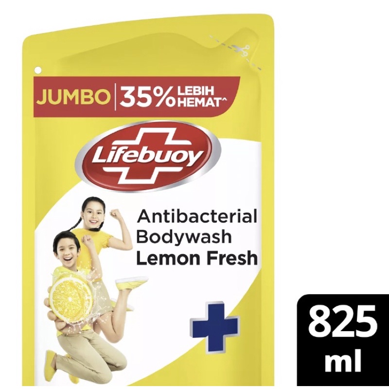 Lifebuoy Body Wash 825ml Sabun Mandi Lemon Fresh Anti Bakteri