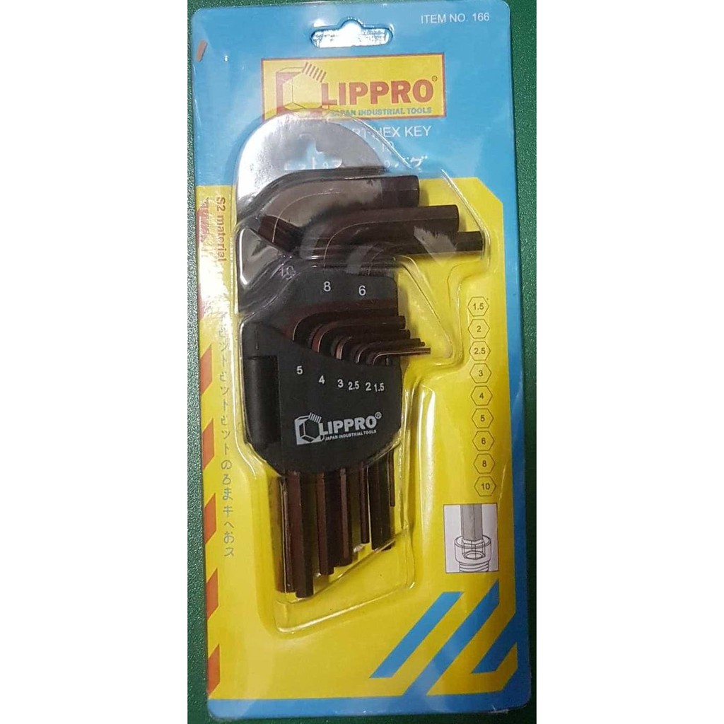 Kunci L Set Lippro (9Pcs) 166
