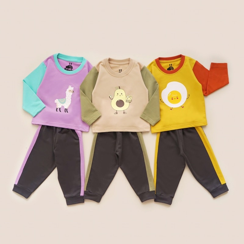 RACHIDKIDS / BAJU ANAK LUCU / DAILY SET ANAK / SWEATSHIRT ANAK LUCU / YOKINA SERIES