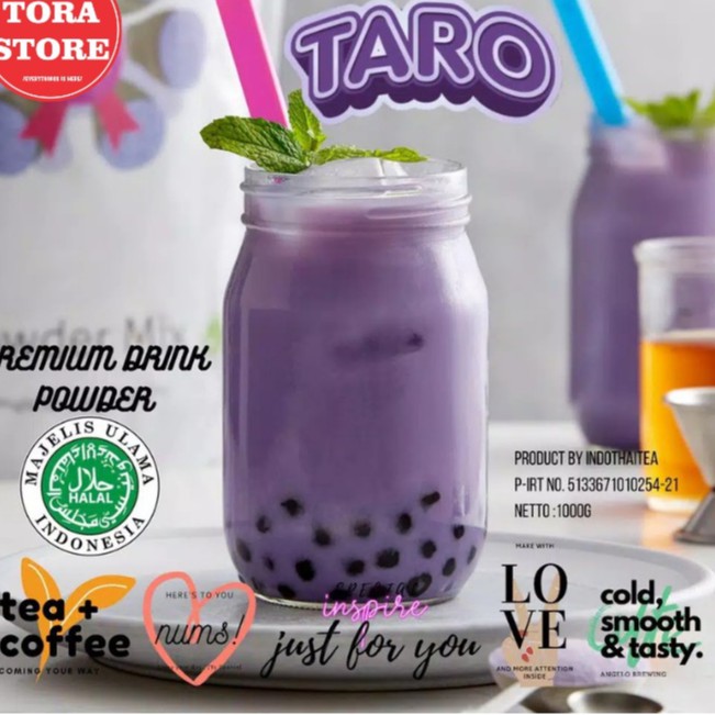 

Bubuk Minuman Taro 1 Kg / Taro powder / Minuman Taro