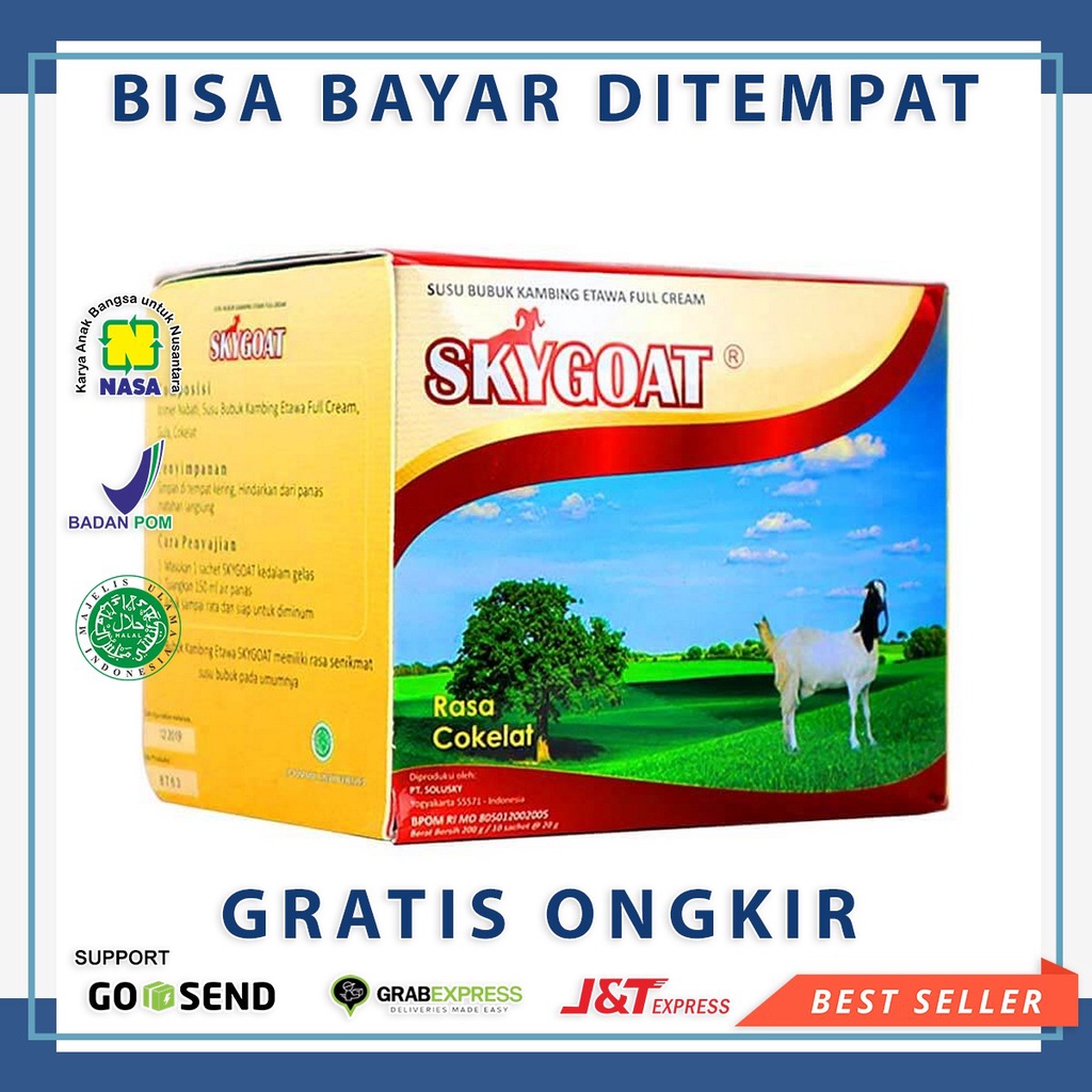 

Susu Sky Goat Coklat - Susu Kambing Etawa Plus Propolis