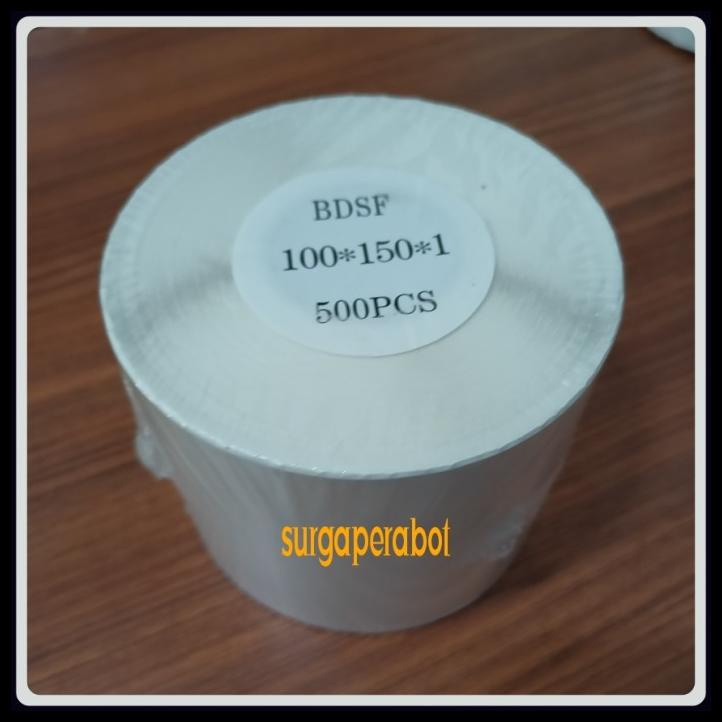 

SALE KERTAS STICKER THERMAL LABEL BARCODE 500 PCS 100X150 / 10X15 CM STIKER SALE