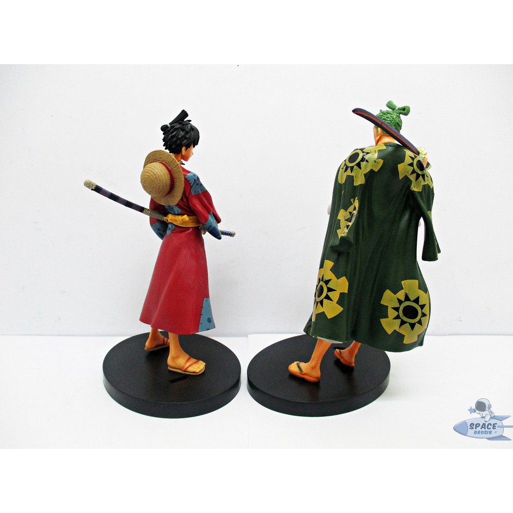 Figure Set 4 One Piece Luffytaro Zorojuro Sangoro Usohachi Arc Wano