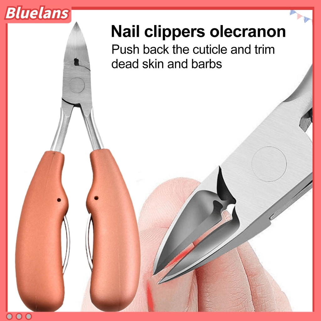 (In Stock) Kacamata Hitam Lensa Warna Warni ♡Gunting Kuku Kaki Kutikula Universal Bahan Stainless Steel Untuk Pedicure