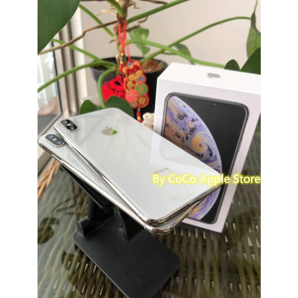 iPhone Xs Max 256GB All Sim Silent Fullset Original Second Like New Mulus100% 3utools All Green (Garansi 1 Tahun)