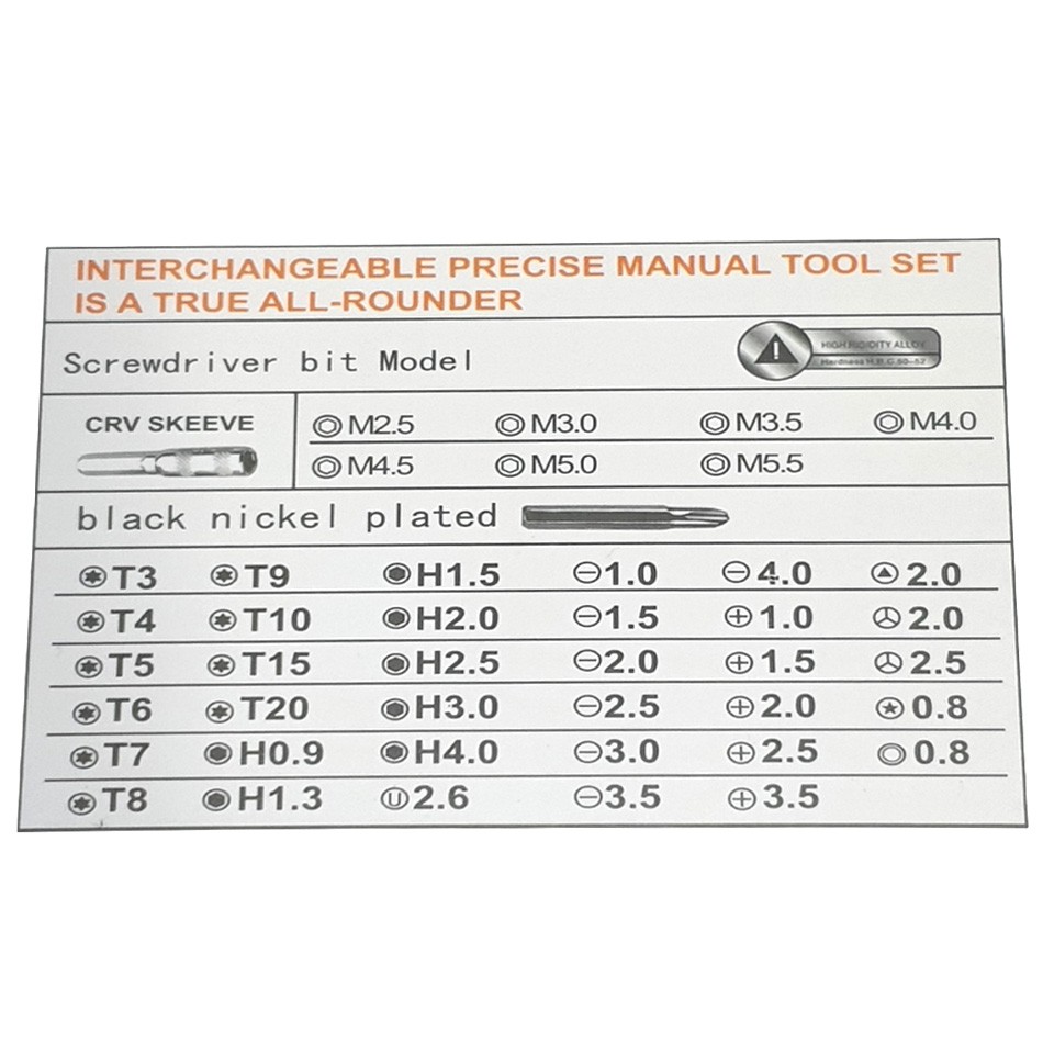 Obeng 45 In 1 Magnetic Bits High Quality 6089A