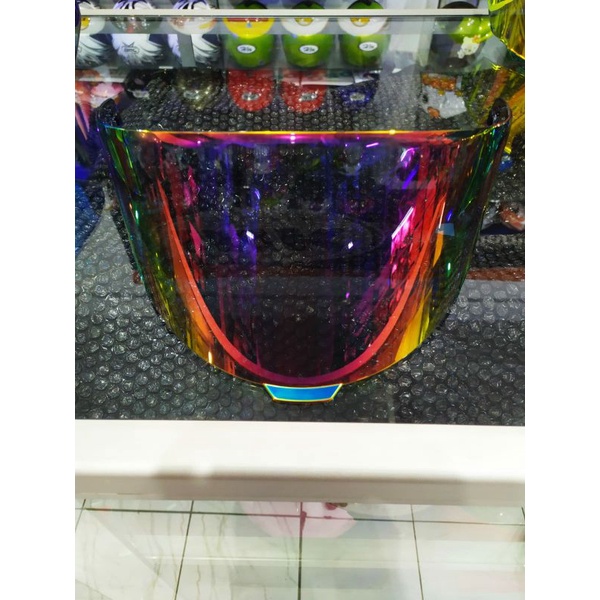 VISOR HELM KYT TT COURSE FLAT IRIDIUM PURPLE TERMURAH