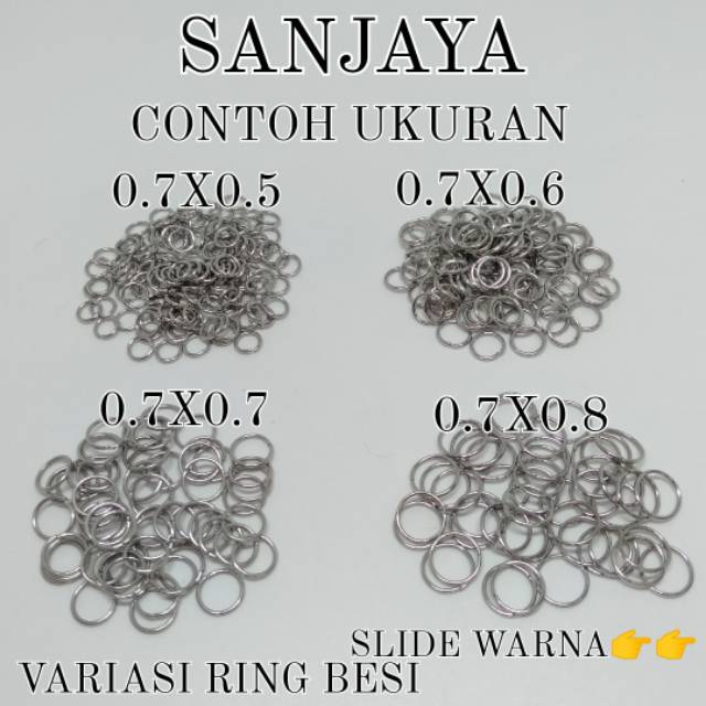 RING O / RING BESI BULAT / RING BULAT KECIL / RING KECIL AKSESORIS / VARIASI RING BESI