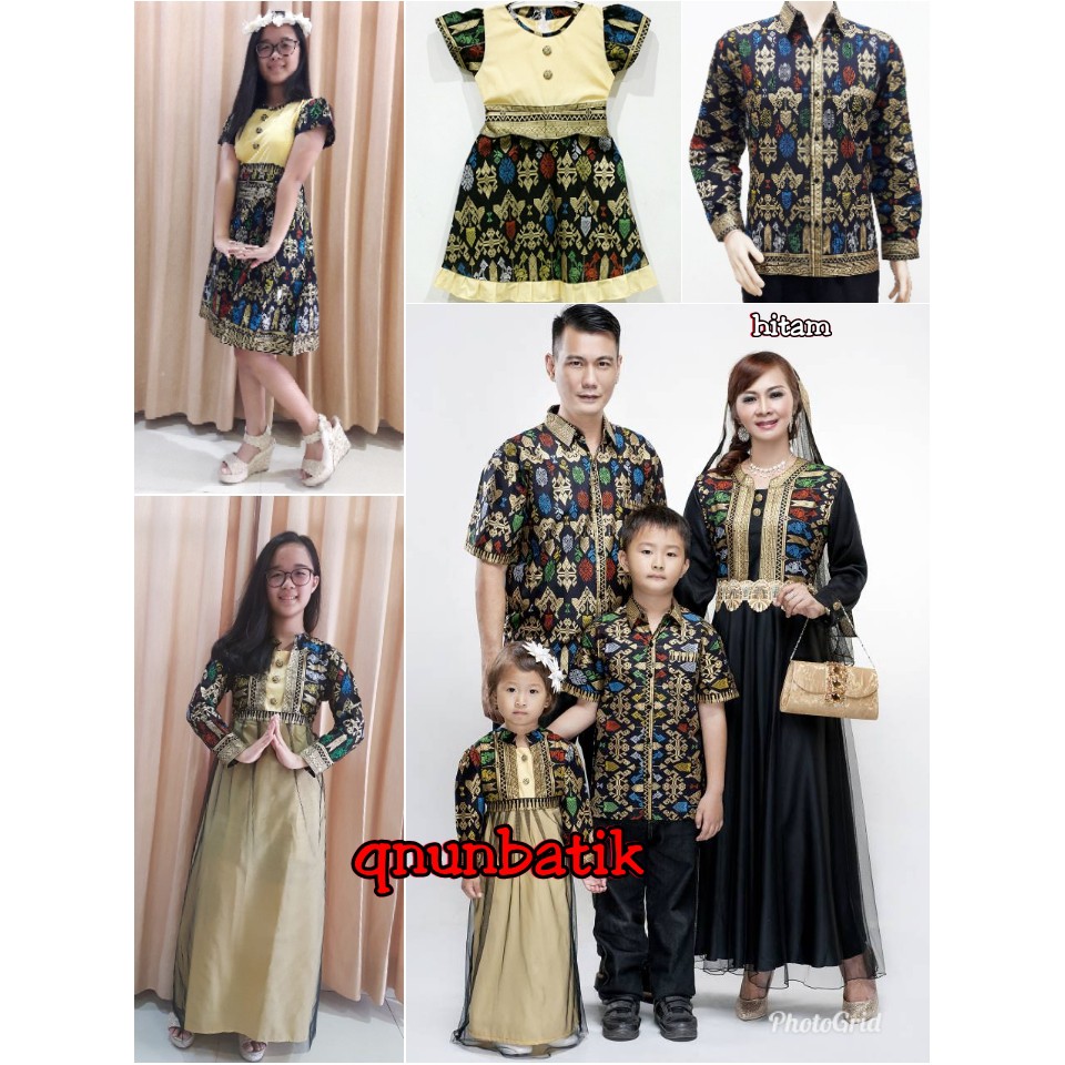 SARIMBIT COUPLE BATIK KELUARGA/FAMILY GAMIS TERUSAN MUSLIM JODHA PRODO