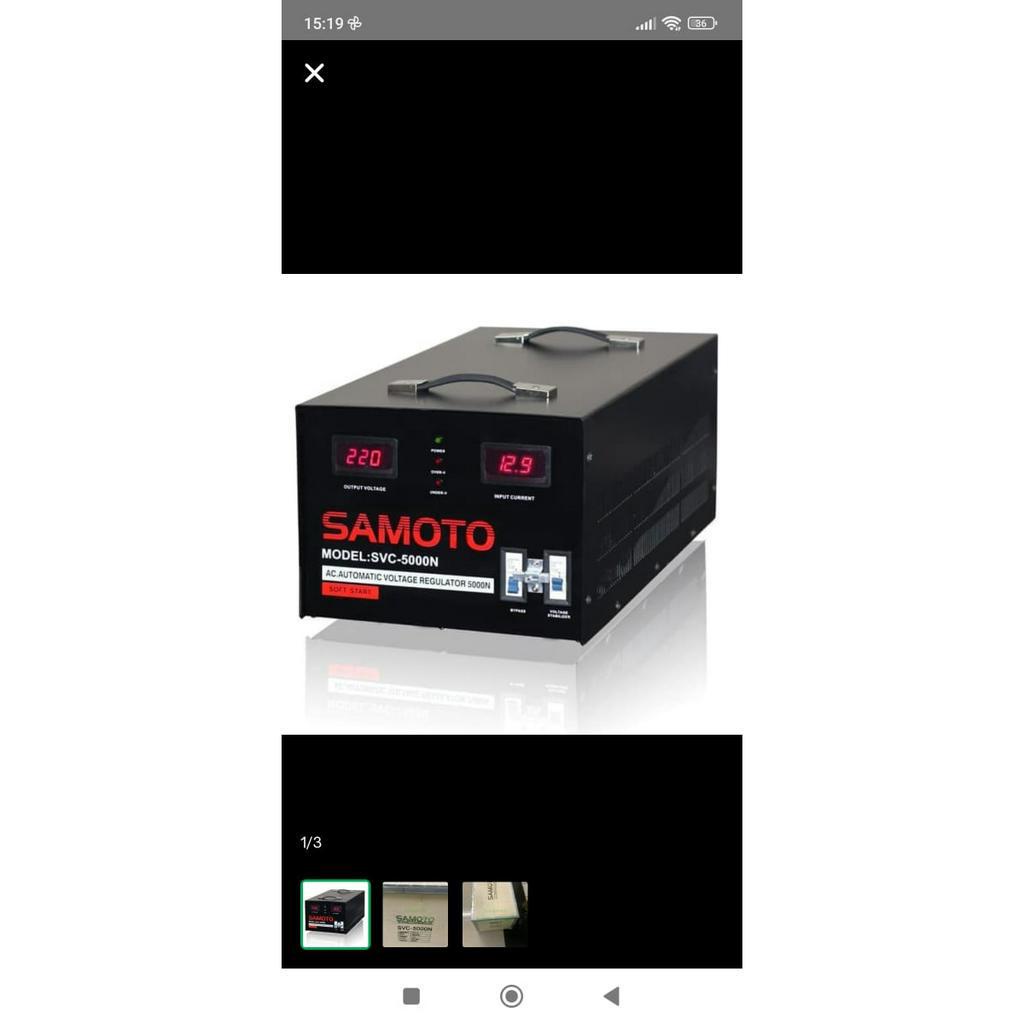 Stabilizer SAMOTO 5000VA stavolt stabiliser stavolt 5000VA SAMOTO