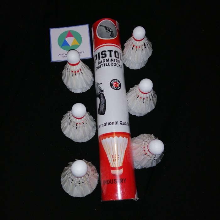 Kok PISTOL Shuttlecock Badminton Bulu Bulat Kedot Bandung