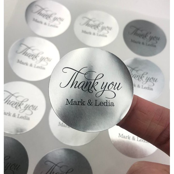 

Cetak Stiker Gold /Silver/ Hologram | Print Sticker Label Metallic Gold A3+ KISS CUT
