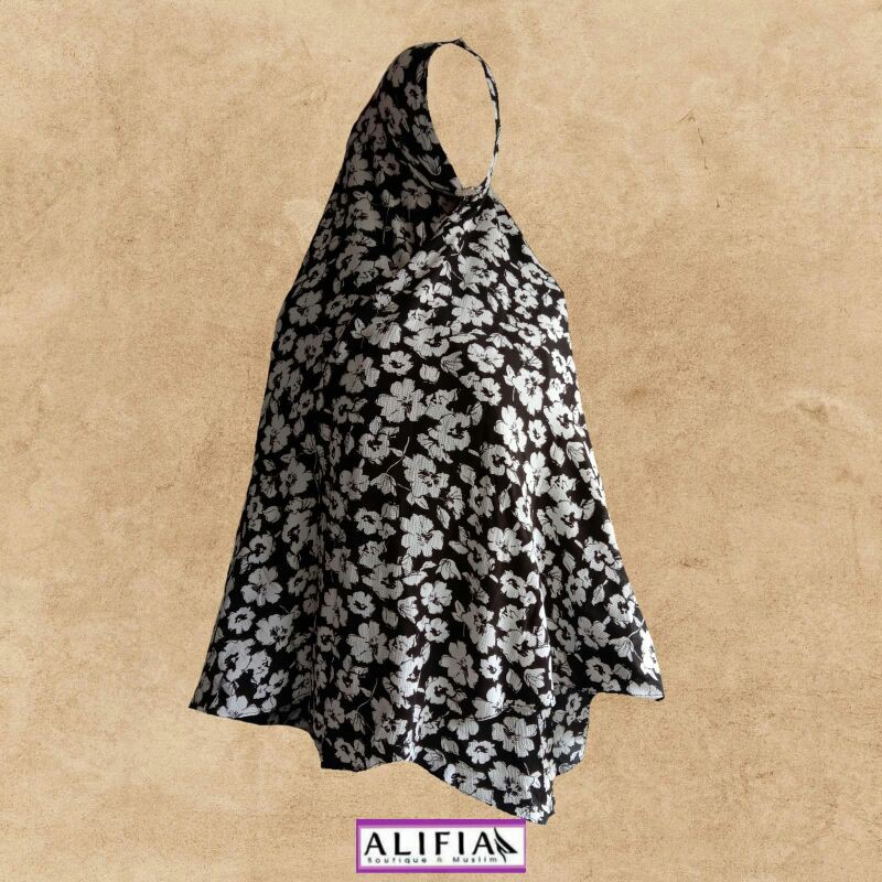 JILBAB SYARI HITAM MOTIF