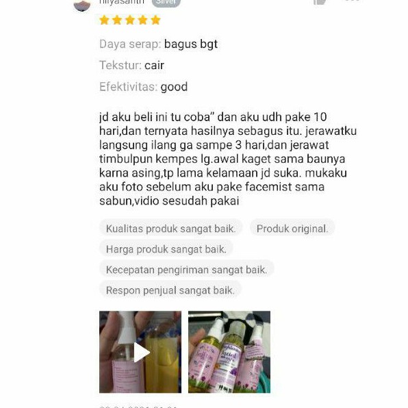 SAFFRON FACEMIST ESSENCE [BPOM]+ Niacinamide +Hyaluron  100ml by Herbal Teteh