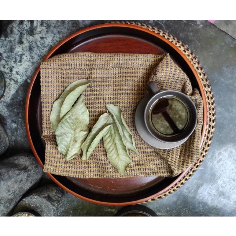 Organic&amp;Joy• Teh Daun Jambu/Guava Leaf tea/Folium Psidii Guajavae/Fan Shi Liu Ye (turunkan kolesterol,sehat tekanan darah, obat diare,sehat jantung)