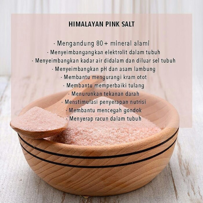 

TERBARU GARAM HIMALAYA 200 G HALUS / HIMALAYA PINK SALT FINE !