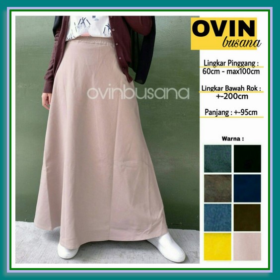 Rok Panjang Corak Rok Muslim/Mayung/Payung Rok Susun Kerutan Terbaru T Rok Denim Kaos Polos / Basic