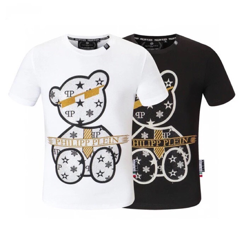 PP24 KAOS T-SHIRT PHILIPP PLEIN FULL SWARROWSKY SKULL TENGKORAK