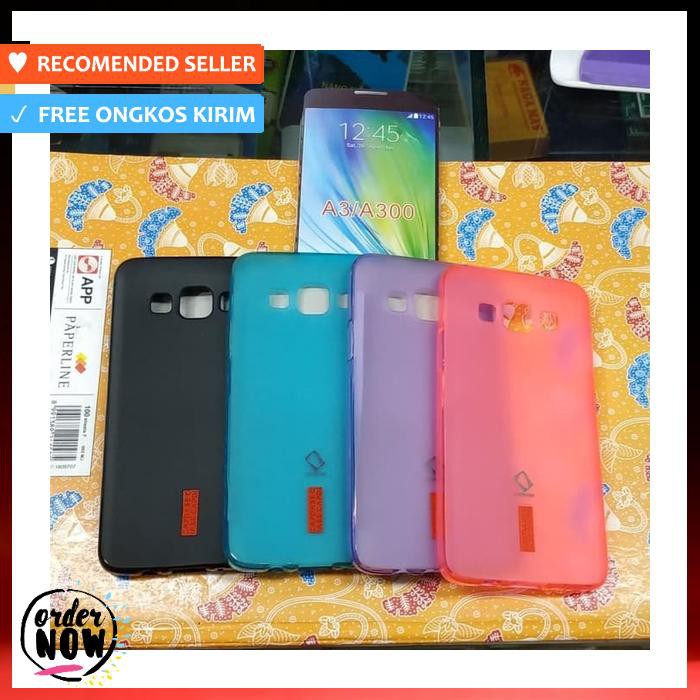 silikon karet hitam soft case capdase samsung a3 a300 a3 2015