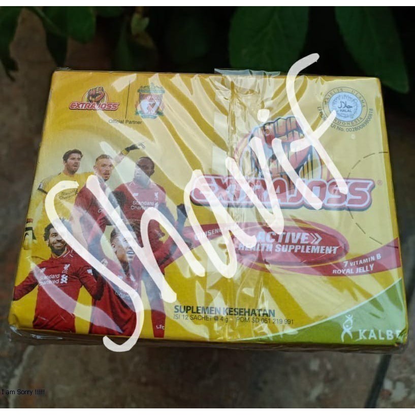 

Extra Joss Active / Extrajoss Minuman Energi (kotak isi 12 sachet)