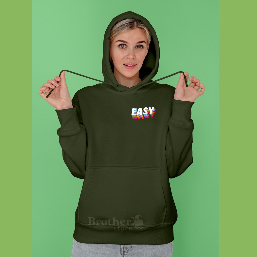 ( Promo COD )Hoodie Articel EASY - Hoodie Pria - Pakaian Pria - Jaket Hoodie - Fashion Pria